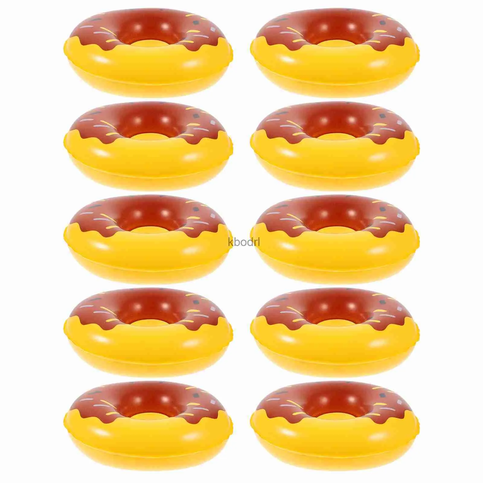 Outras Piscinas SpasHG Mini Anel de Natação Donut Piscina Flutuadores Infláveis Donut Anéis de Natação Infláveis Copo Coasters Tubos Infláveis Floaties Verão YQ240129