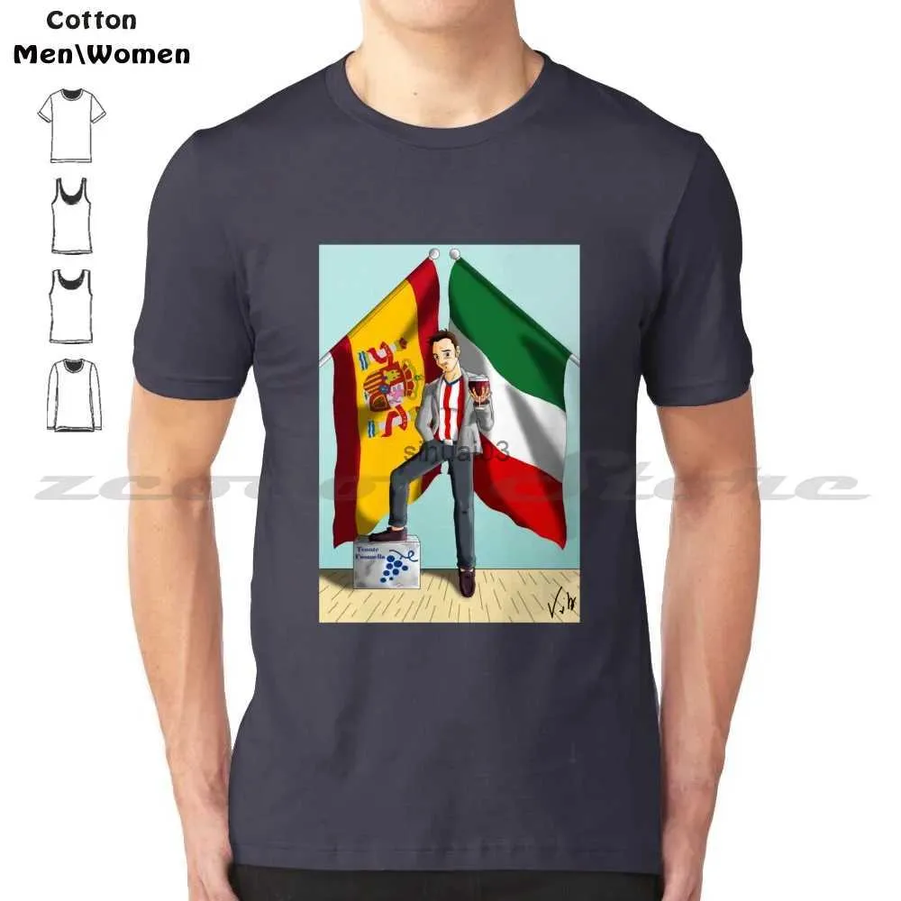 T-shirts hommes Italia Spagna 100% coton hommes et femmes doux mode t-shirt football football Espagne de Futbol Griezmann Colchoneros de France