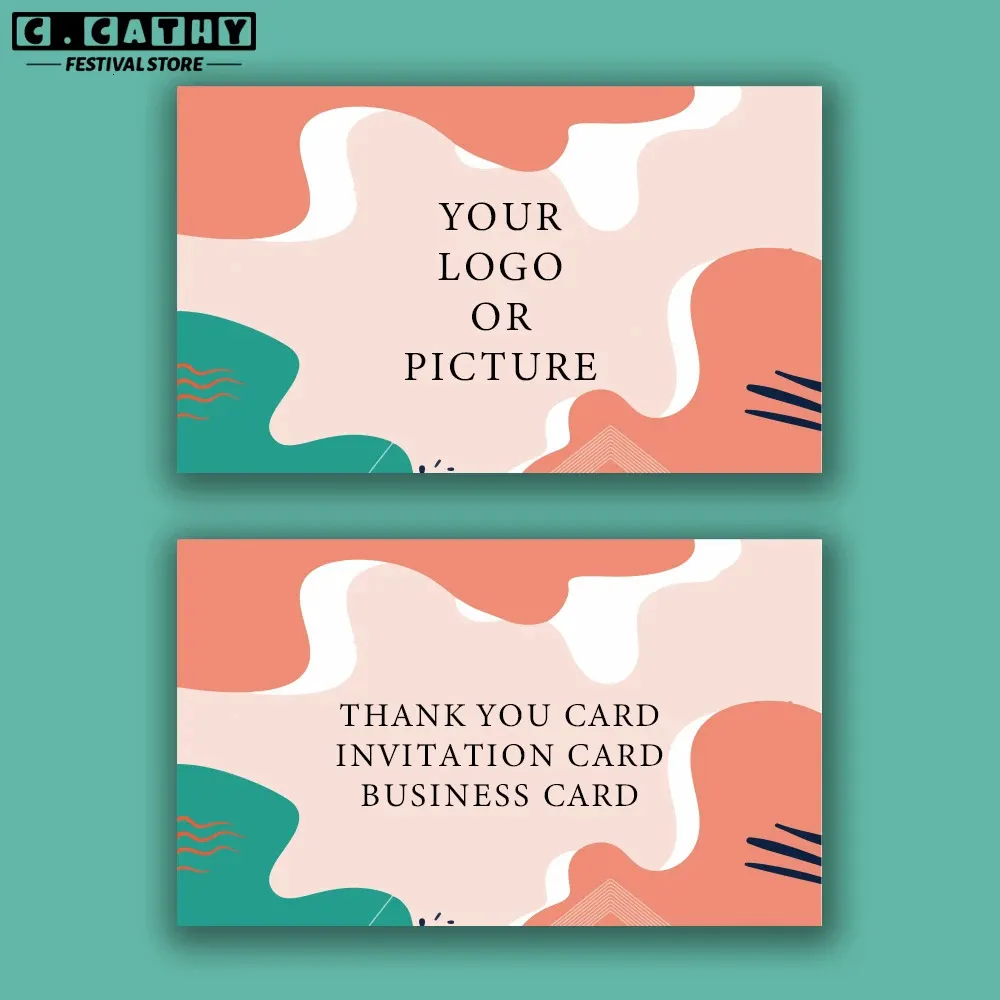 Cartes personnalisées de remerciement pour les petites entreprises, invitation de mariage personnalisée, carte de vœux d'anniversaire, paquet cadeau 240118