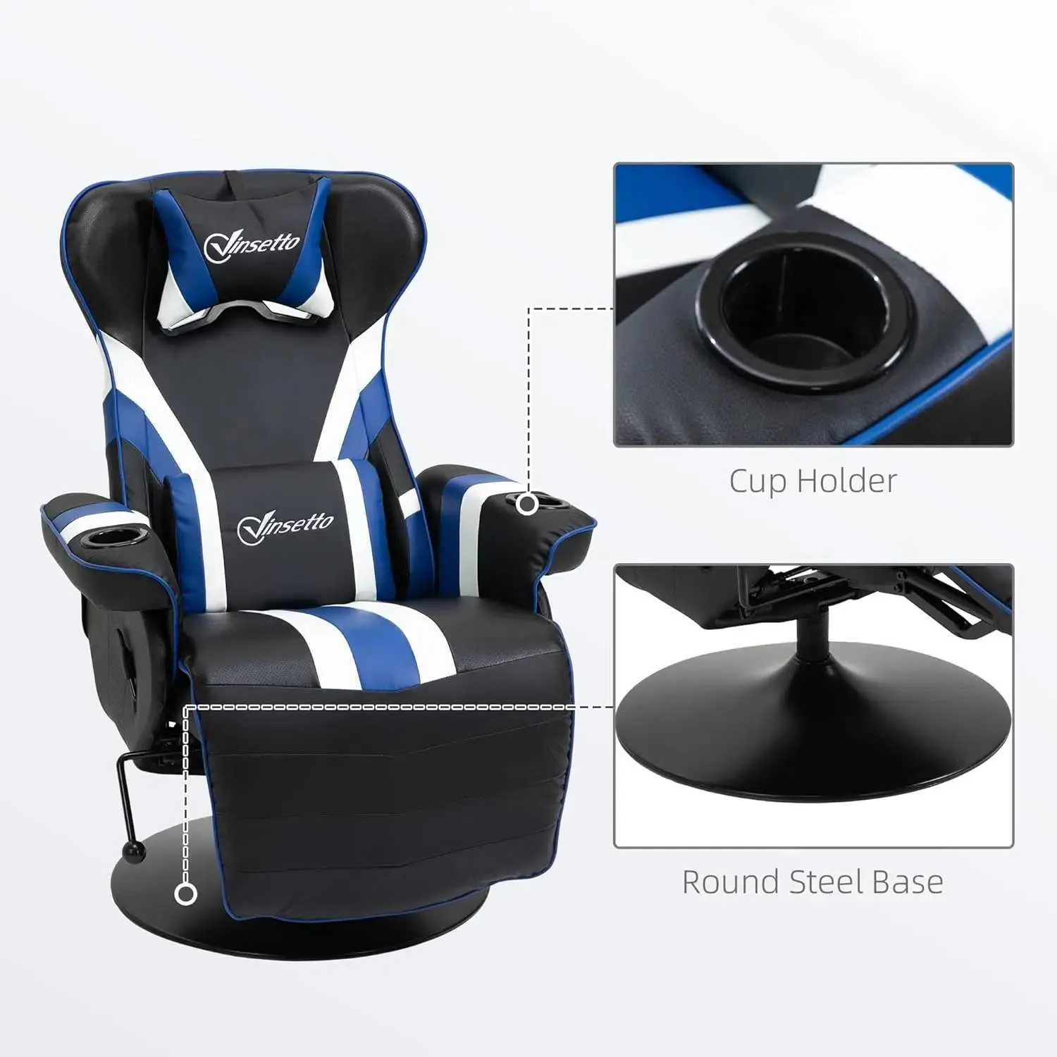 Gaming chair round base hotsell