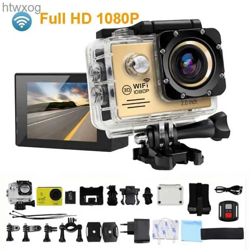 Sports Action Video Cameras SJ7000R Sports Cameras 1080P Action Camera 12MP WiFi Sports Cameras 30M Waterproof 2.0LCD Full HD DVR Remote Control YQ240129