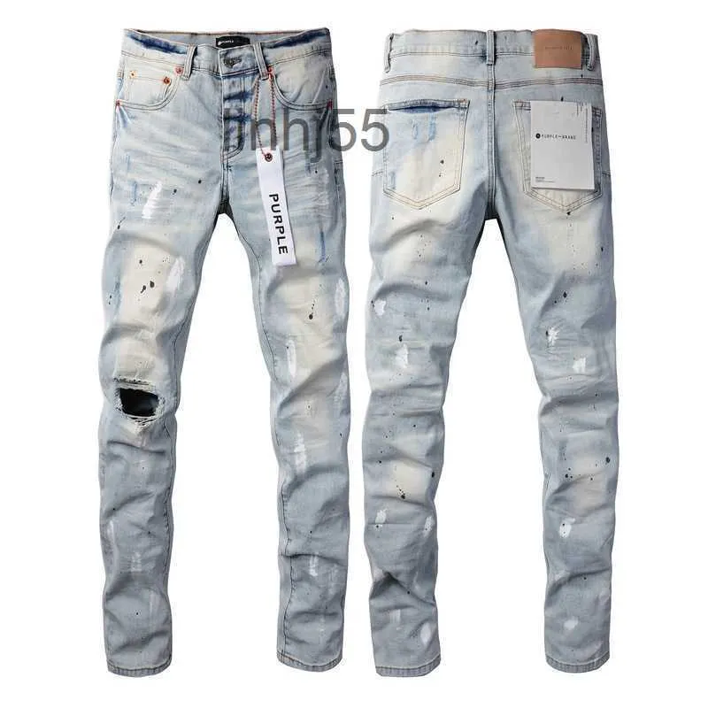 Mäns jeans Purple Brand American High Street Blue Distressed3H6AV6L8