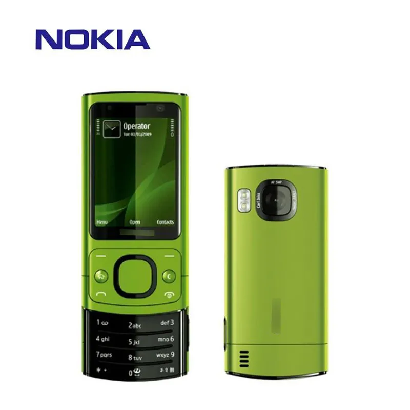 オリジナルの携帯電話nokia 6700S 3G GSMロック解除シルデフォン2.2インチスクリーン5.0MPカメラモビレフン