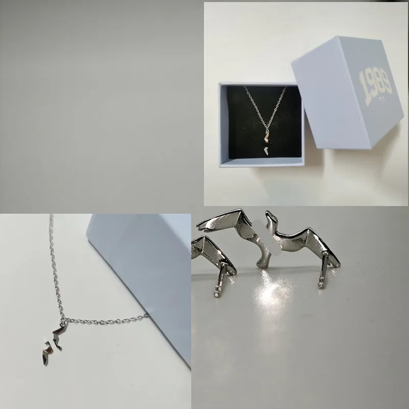 Nieuwe S925 Sterling Zilver Modieuze Stijl Uniek Ontwerp Nieuwste Taylor 1989 TS Seagull Ketting Hanger met Verpakking Cadeau