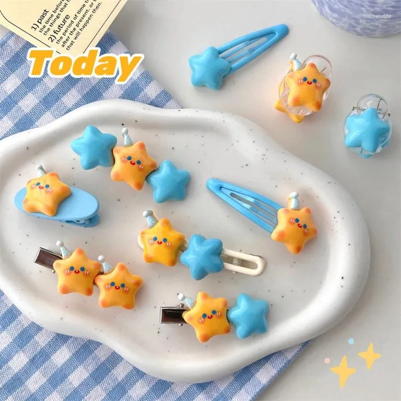 Haaraccessoires Leuke dingen voor meisjes Cartoon Vangsten Stervorm Haarspelden Snoep Haarspeldjes Kawaii Producten Peuter