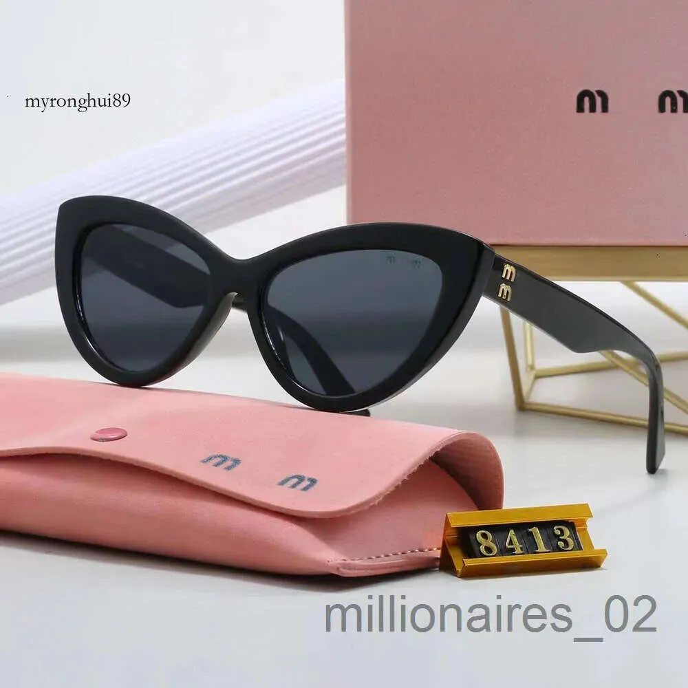 Солнцезащитные очки miui miui Cycle Fashion Sports Polarize Miui Sunglass Mens Women Summer Vintage Driving Beach Black Goggle Butterfly Sun Glasses 451