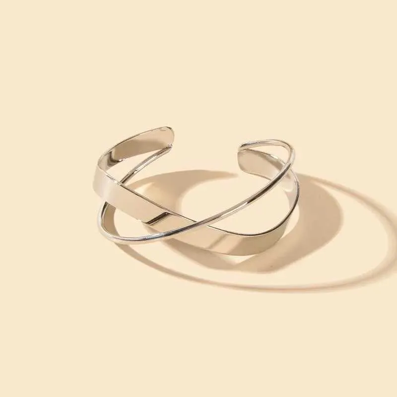 DHgate.com:Exquisite Fashion Gold Silver Smooth Wave Double DHgate.com:Exquisite Fashion Gold Silver Smooth Wave Double