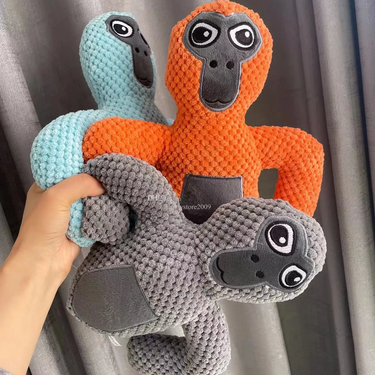 Ny gorilla tagg plysch fylld djur plushie för spelälskare och barnvänner gåvor