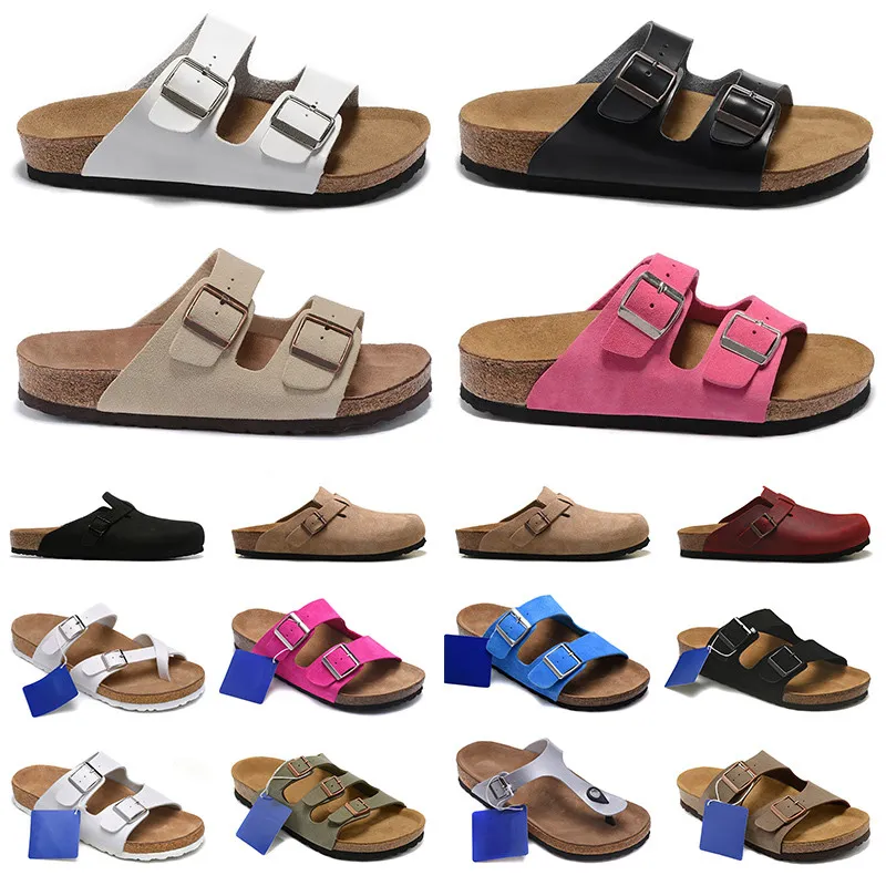 Topkwaliteit Designer Sandalen Heren Berkinstock Schoenen Sandalen Klompen Birkinstock Bostons Slippers Slippers Berkin Stock Vrouw Houten Slippers Heren Slippers Dames