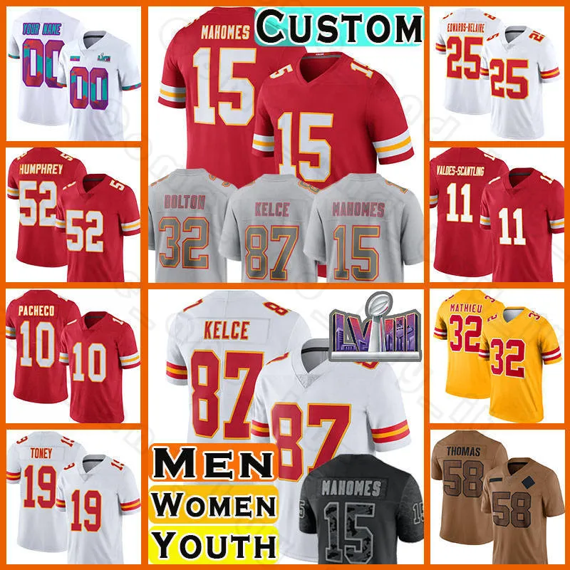 Patrick Mahomes Football Jerseys Classic Style For Fan & Collector From Come_and_buy_it, $8.33 