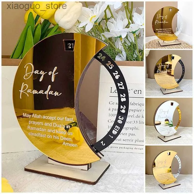 Ramadan Kalender Aus Holz – 30 Tage Countdown Bis Eid, 22x22cm, Für Zuhause & Familie