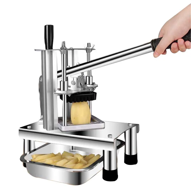 Manual potato zigzag cutter/potato chips stick cutting machine/Crinkle french fries cutting machine