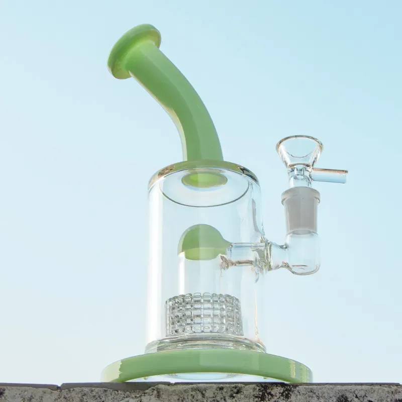 New Dome Perc Wheel Filter Inside Heady Glass Bong Thick Oil Dab Rigs Birdcage Splash Guard Pink Green Purple Glass Water Pipes