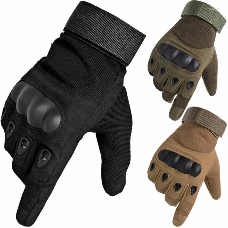 Gants de cyclisme moto hommes tactique militaire chasse tir Knuckle Protection sport doigt complet vélo femmes vélo