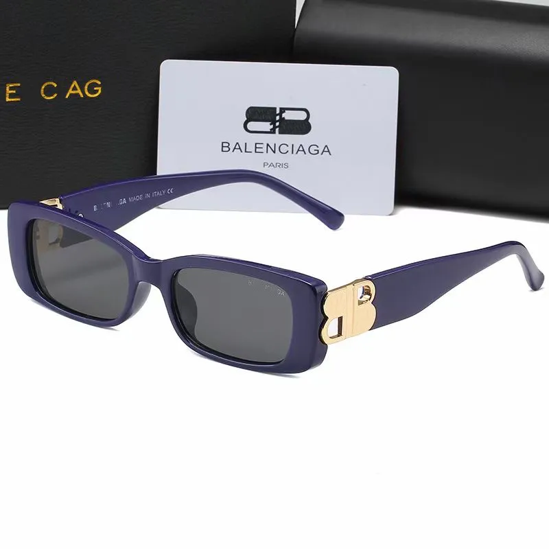 2023 Luxus -Designer -Marke Sonnenbrille Designer runden kühle Sonnenbrille hochqualitativ hochwertiger Brillen Frauen Männer Brille Damen Sonnenglas UV400 Objektiv Unisex mit Schachtelgeschenken aa