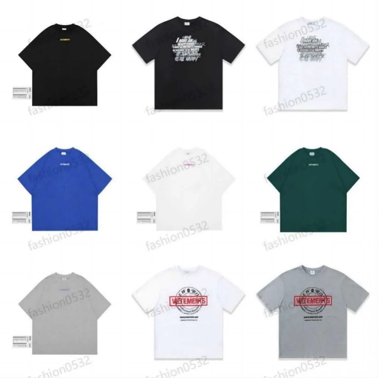 Oversized T Shirt Green VETEMENTS POLIZEI T-shirt Men Women Police Text Print Tee Back Embroidered Letter VTM Tops X0712 a8