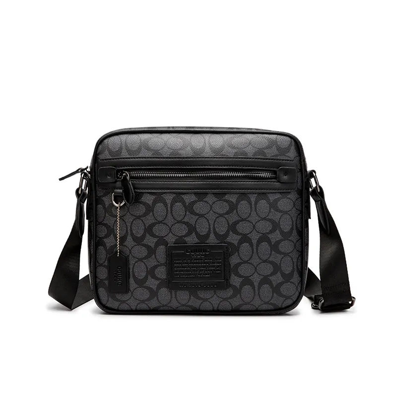 Dokument Cross Body Computer Designer Leather Portise Business Bag Fashion Printed midja mjuka resor Mänskroppsbackdäckväskor Design Axel Messenger Sling