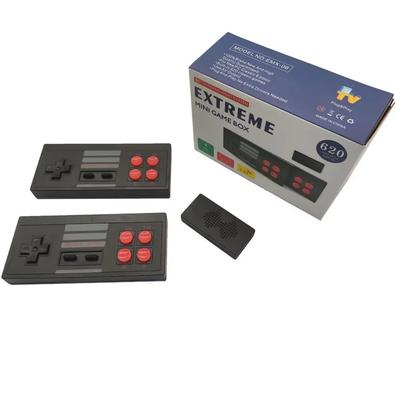 Ностальгический хост Мини-классические ретро-игровые плееры 8 бит 620 ТВ-выход Игровая консоль для игровых консолей NES с двойными игровыми контроллерами