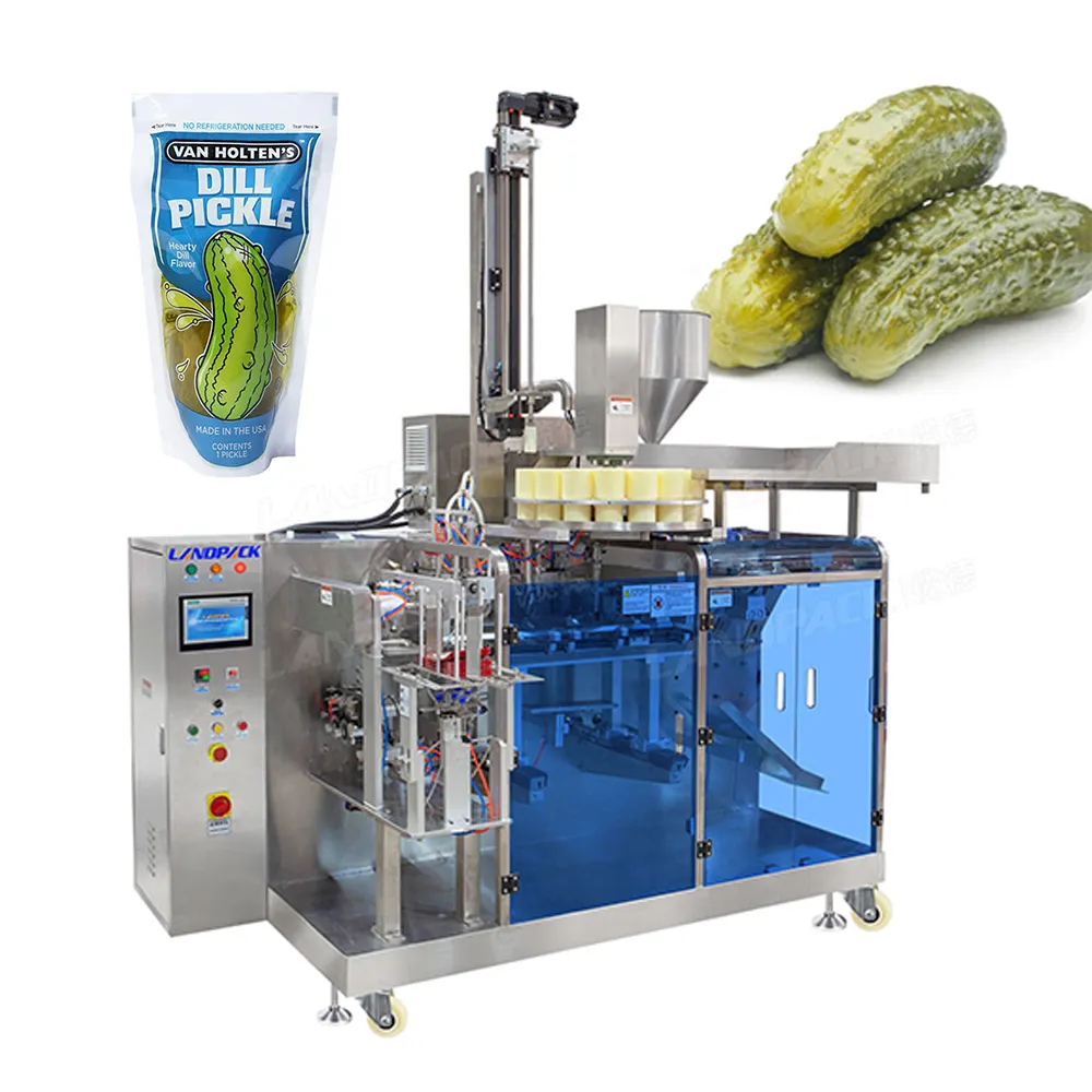 Automatic Pickled Radish Premade Stand Up Pouch Bag Filling Packaging Packing Machine