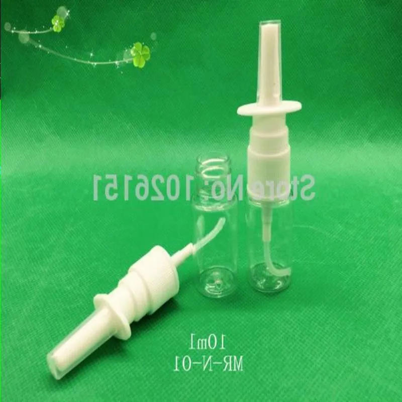 10 ml plastiska nässpraypumpar, 10cc PE -nasala atomisatorer, 1/3oz orala sprayapplikatorer (6 färger att välja) TGTCS