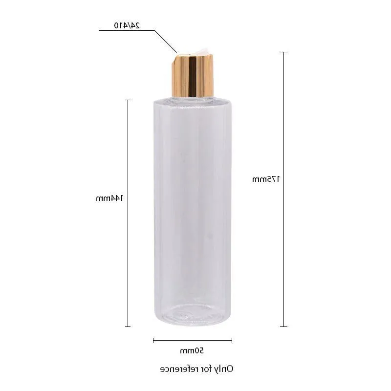 DIY 250cc Amazon Body Lotion PET Bottle Packaging 250ml X 25 Screw