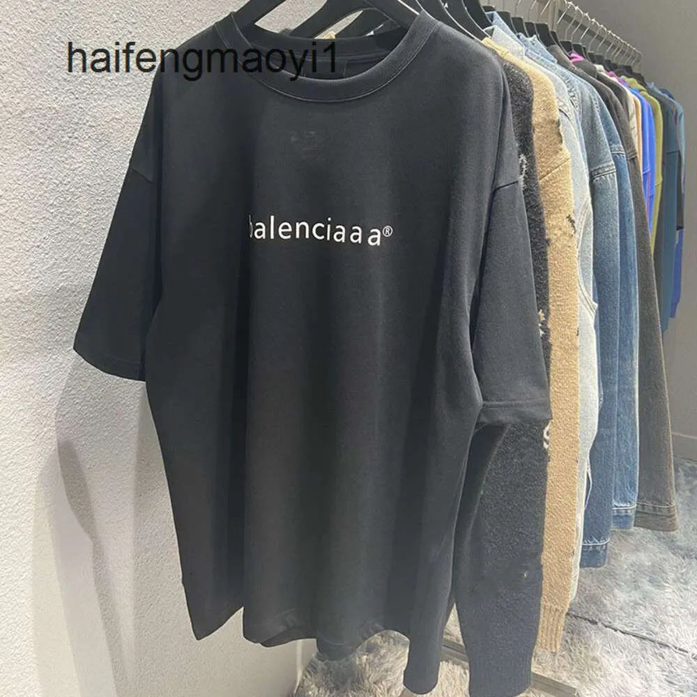 letter balencaigaly for balencigaly tourism Paris tees Fashion Fashion Brand Designer and Mens Print TShirts stamp Famous Sports designer Tees men cotton wom