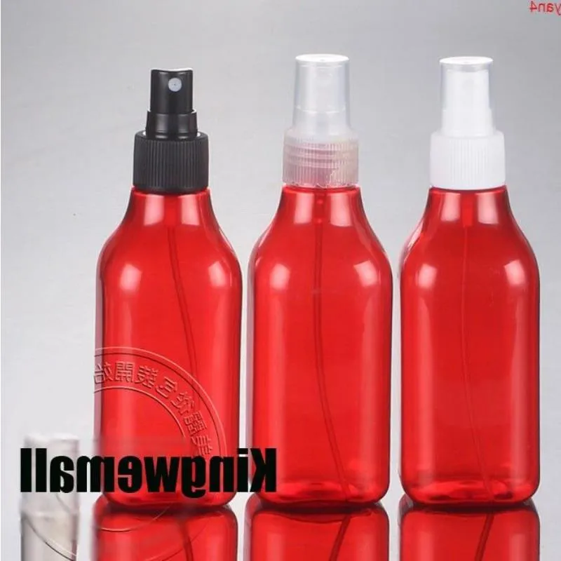 300 st/parti 200 ml röd bärbar hudvatten sminkbehållare, parfym tom flaskspray atomizergoods kjett