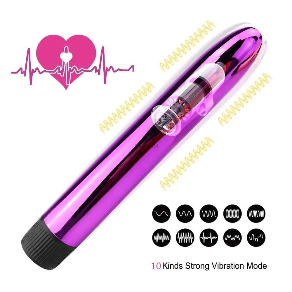 Vibrators 7 Inch Dildo Vibrator Portable Adult Sex Toys G-spot Stimulation Anal Massage Female Masturbator Bullet Vibrators For Women
