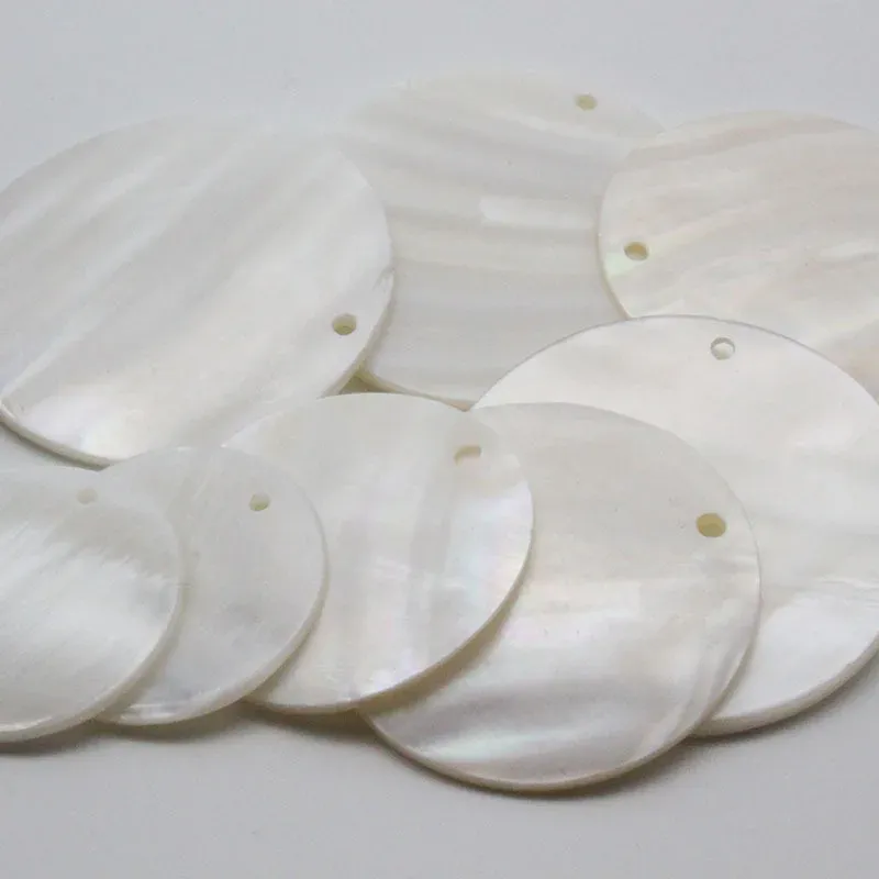 Бусины 50 шт./лот 30 мм 45 мм натуральный круглый диск перламутровая ракушка для ювелирных изделий для сережек «сделай сам»