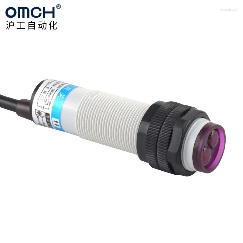 Controle Home Inteligente OMCH E3F-DS10C4 M18 DC NPN NO 3-Wire Difuso Indutivo Indutivo Poelétrico Interruptor Sensor de Proximidade Detective 10cm