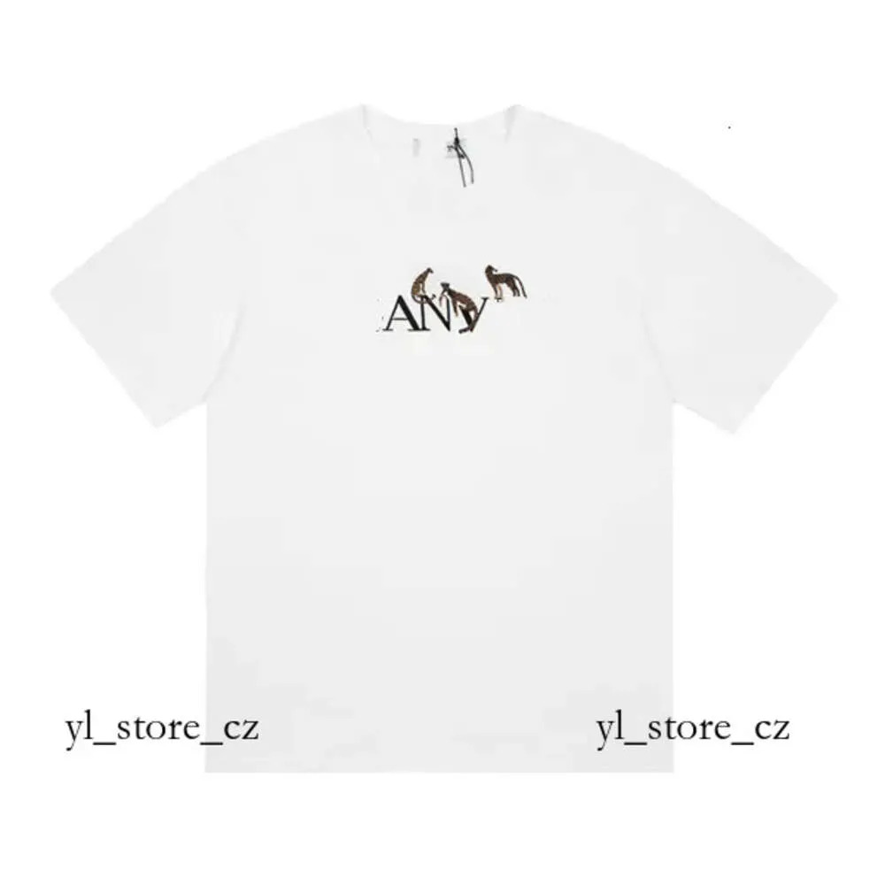 Brand Men's T-shirts Designer Luxury Lanvins Classic T Shirt Chest Letter Printed Lavin Shirt High Street Lavina Tshirts Shoe Cotton Loose 3737