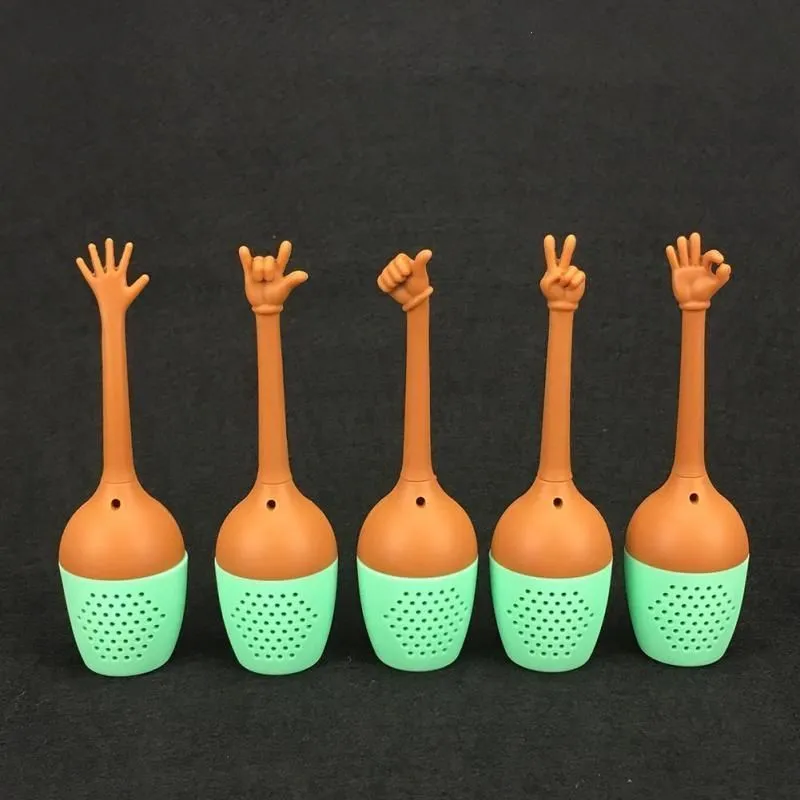 Silly Silicone Tea Infusers - Fun Hand Gesture Designs! Reusable & Easy ...