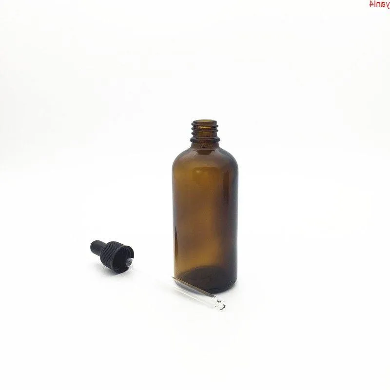 10pcs 100ml flacons compte-gouttes en verre portable huile de verre parfum Bottlegoods Wbjpn