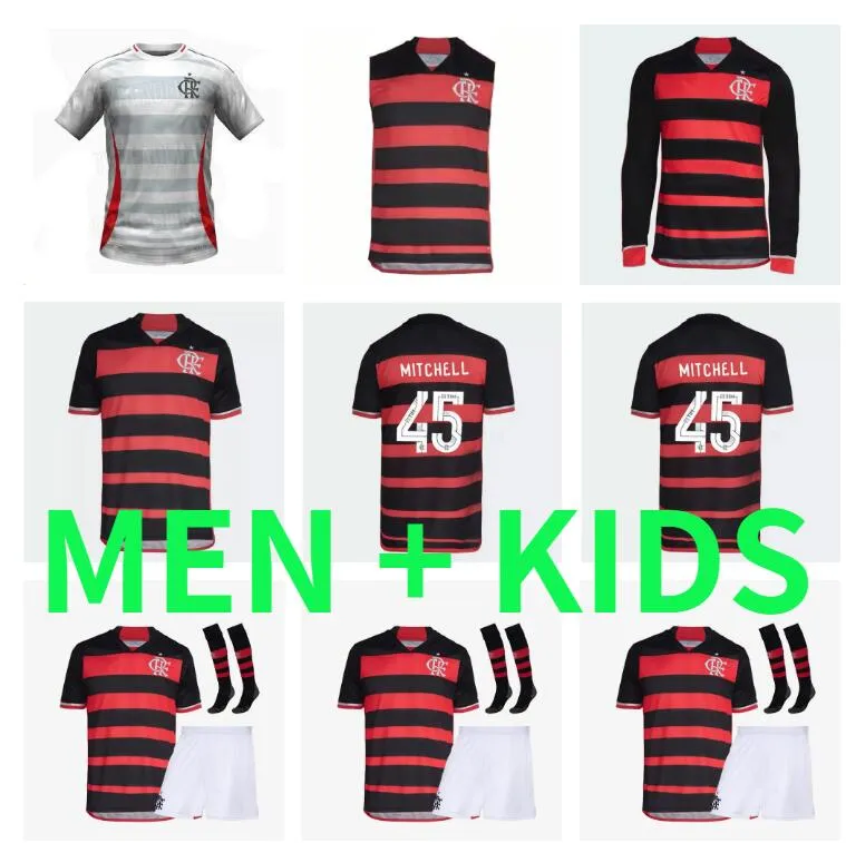 Maillots de football Flamengo 2024 2025 Final da libertadores PEDRO DIEGO GERSON GABI LORRAN PULGAR 24 25 maillots de football Vidal DE ARRASCAETA Everton hommes Outubro Rosa