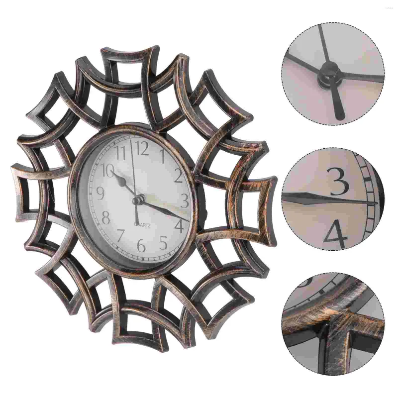 壁の時計パラミュージャーインテリアヴィンテージヨーロッパ時計ダイヤル屋内の空腹