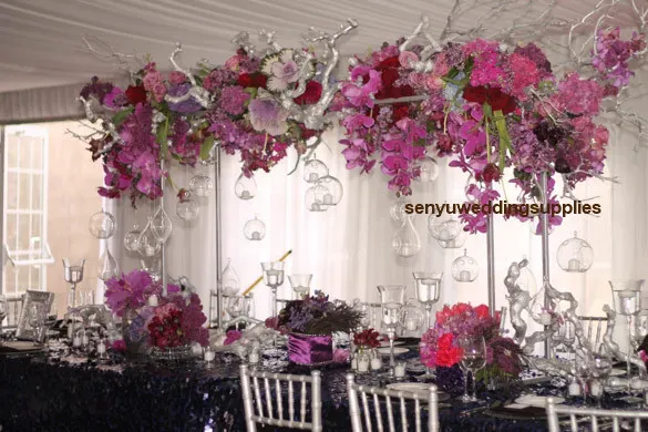 Hot Selling Gold Tall Metal Flower Arches Bridge Arch For Table Centerpieces Wedding Decoration senyu0576