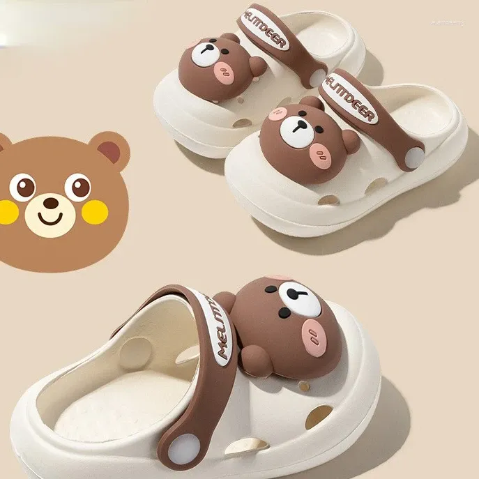 Sandali Pantofole estive per bambini Outdoor antiscivolo e fondo morbido Comfort Cute Baby Hole Shoes Ragazzi Ragazze Casa