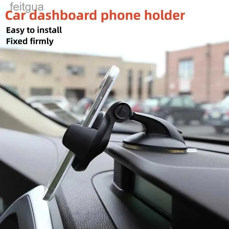 Mobiltelefonfästen Holders Universal Mobile Phone Holder For Phone in Car Holder Windshield Cell Stand Support Smartphone Voiture Suporte Porta Celular YQ240130