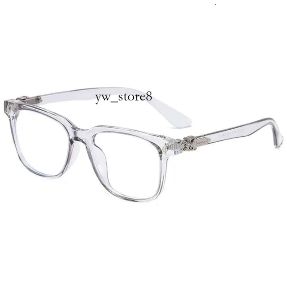 Designer Ch Cross Occhiali Cornice Chromees Hearts Occhiali da sole di marca per uomo Donna Trendy Round Face Tr90 Eye Protezione maschile Chromees Heart Montature per occhiali di lusso 8779