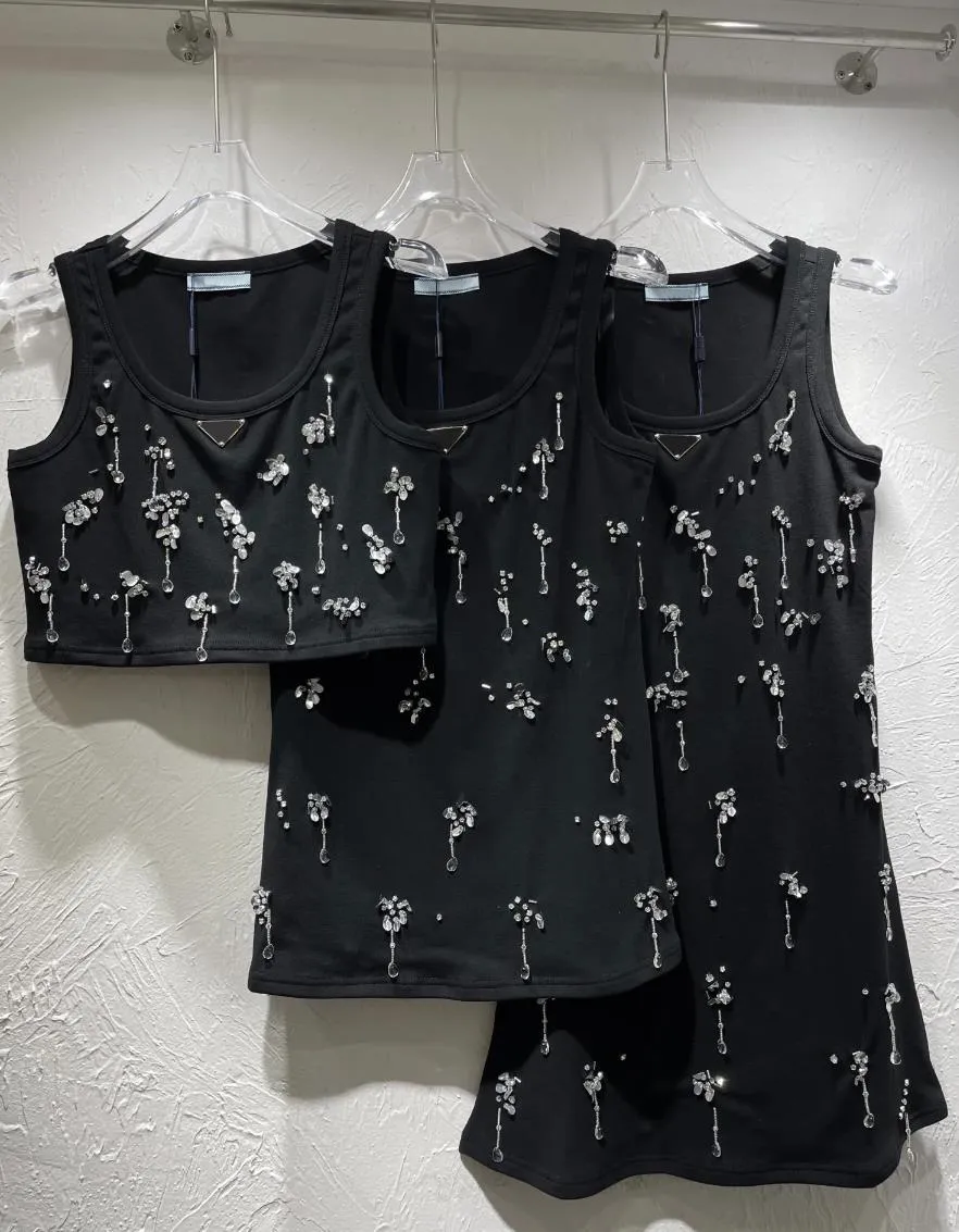 Girls Tank Top Vest Collection Womens Vest Skirt Dress Long Medium Short Designers Letter Sleeveless Blouse Tops Quality