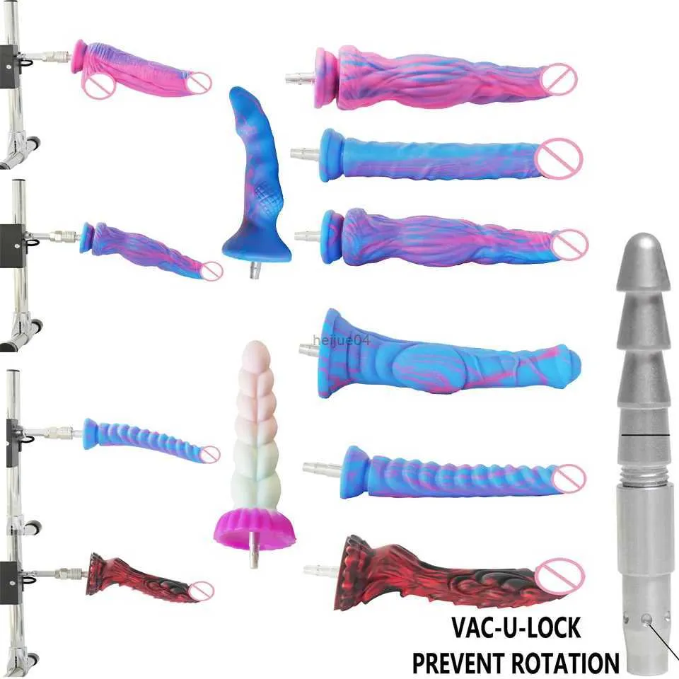 Vibratori FREDORCH Macchina del sesso Dildo Connettore rapido per le donne Accessori per macchine del sesso Giocattoli per adulti Raccordi metallici anti-rotazione del sesso