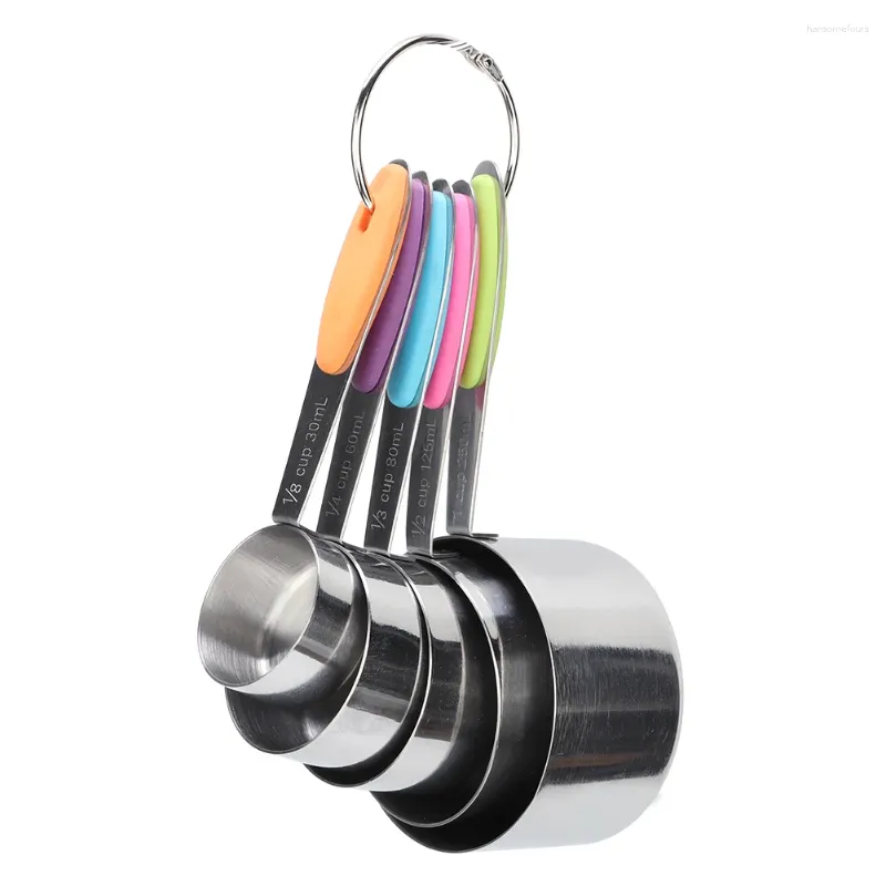Measuring Tools 5pcs Stainless Steel Spoons Thermal Insulation Cup Kitchen Baking Tool