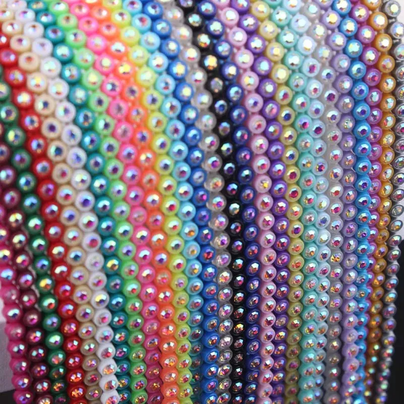 Halsband taidian Mutilcolor AB Rhinestone Banding Chain Trim Förbättra smycken Bling Creations 2830yard En gård per färg SS6 och SS8