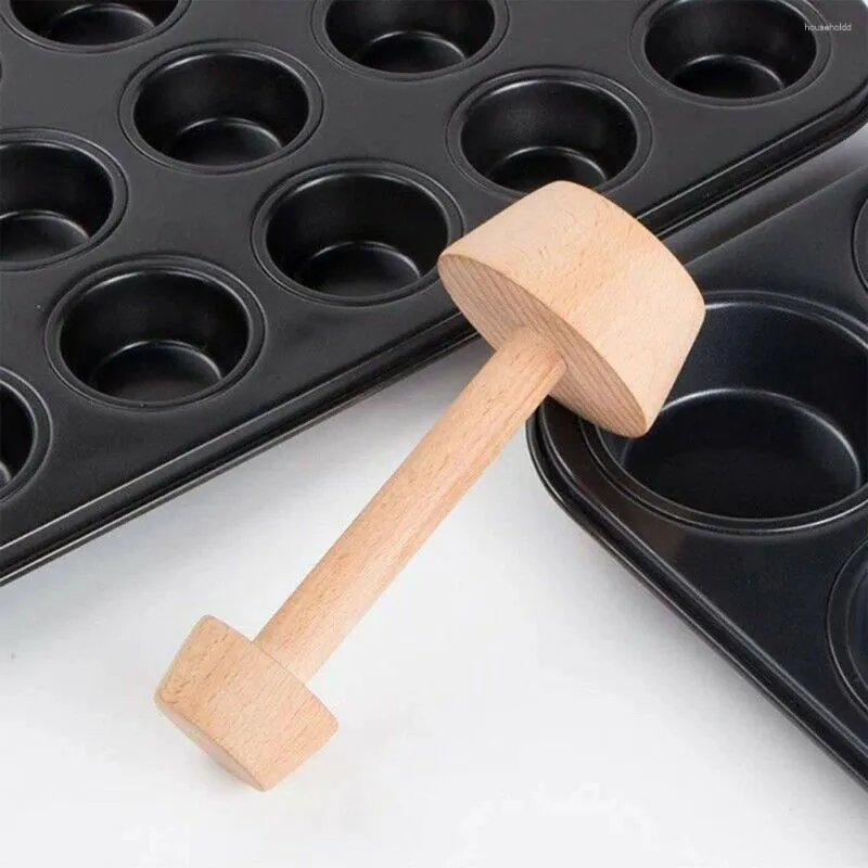 Baking Moulds Egg Tart Tamper Double Side Cookie Cake Pastry Pusher Crust DIY Dough Hand Presser Household Kitchen Chef Tools