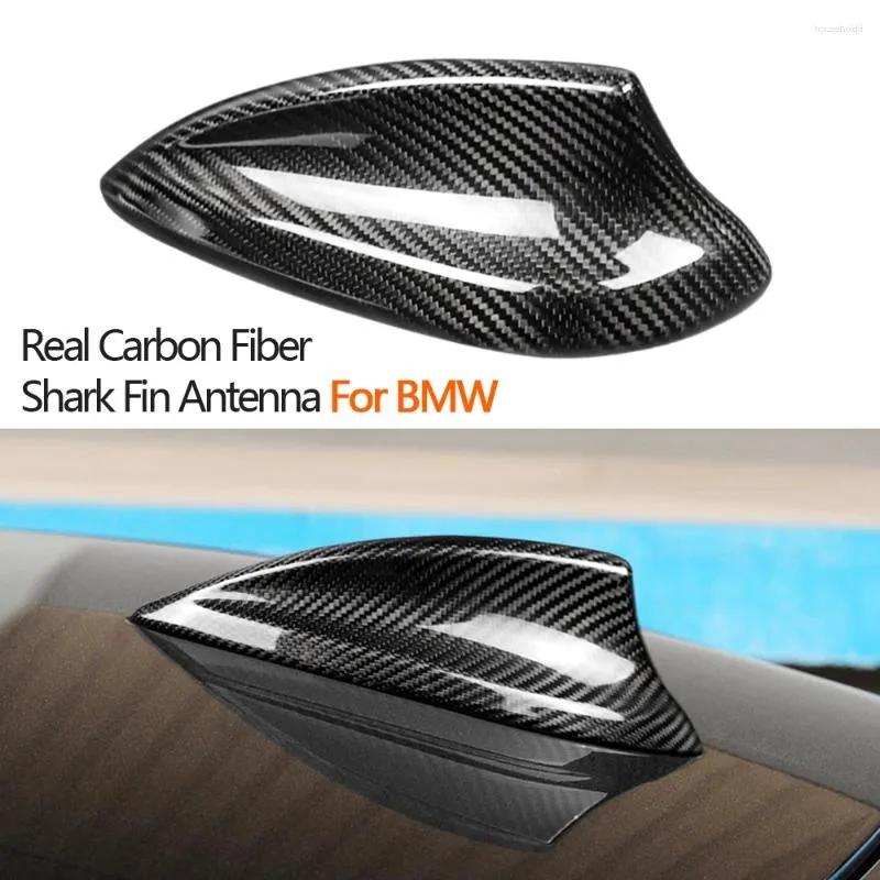 Accesorios interiores de fibra de carbono para techo de coche, cubierta de antena aérea con aleta de tiburón, estilo para BMW E90 E92 F20 F22 F30 F10 F34 G30 M2 M3 M4