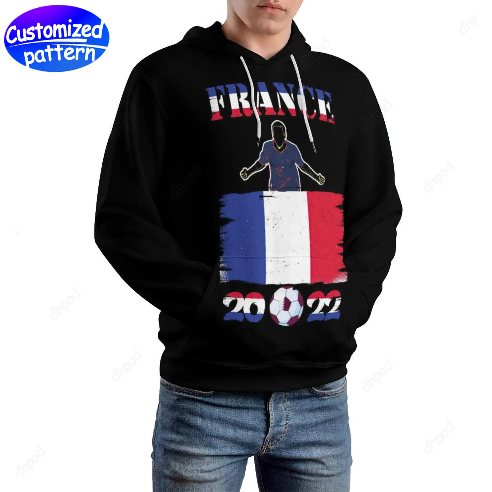 Designer män kvinnor hoodies tröjor france anpassade mönstrade lösa dubbla mössor alla tryckta som hoodies grossist hoodie kvinnliga klädkläder i stor storlek S-6xl