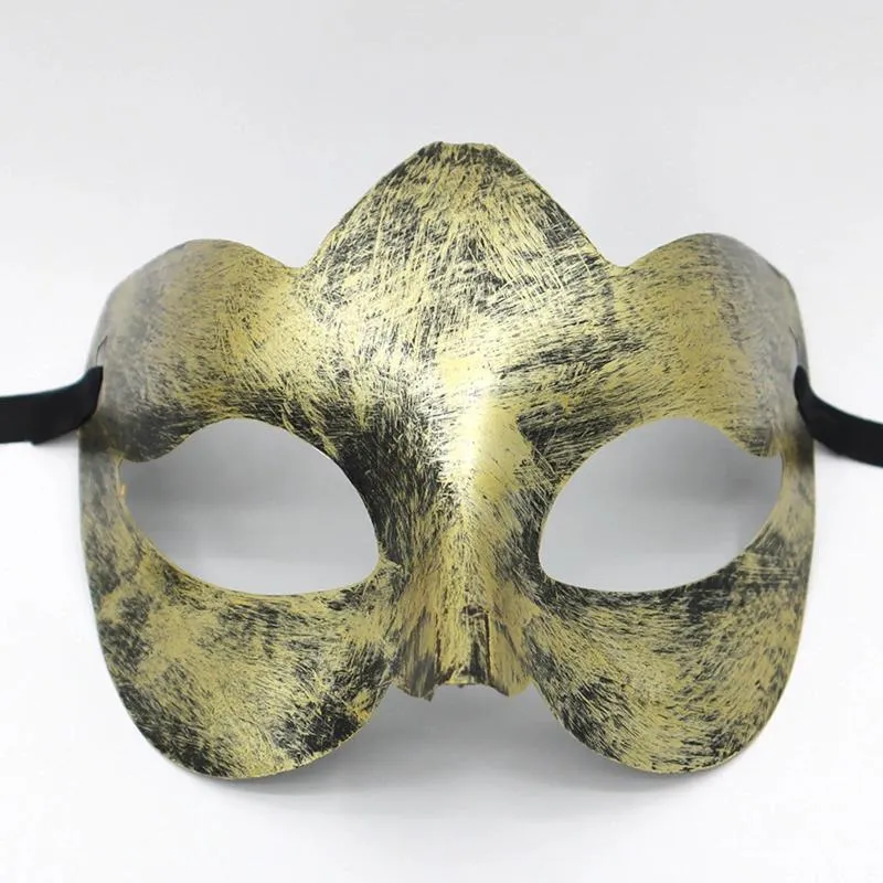 Articoli per feste Uomini Carnevale in maschera Maschere per gli occhi greco-romane antiche Costume cosplay Accessori antichi Puntelli sexy per maschera mezza faccia