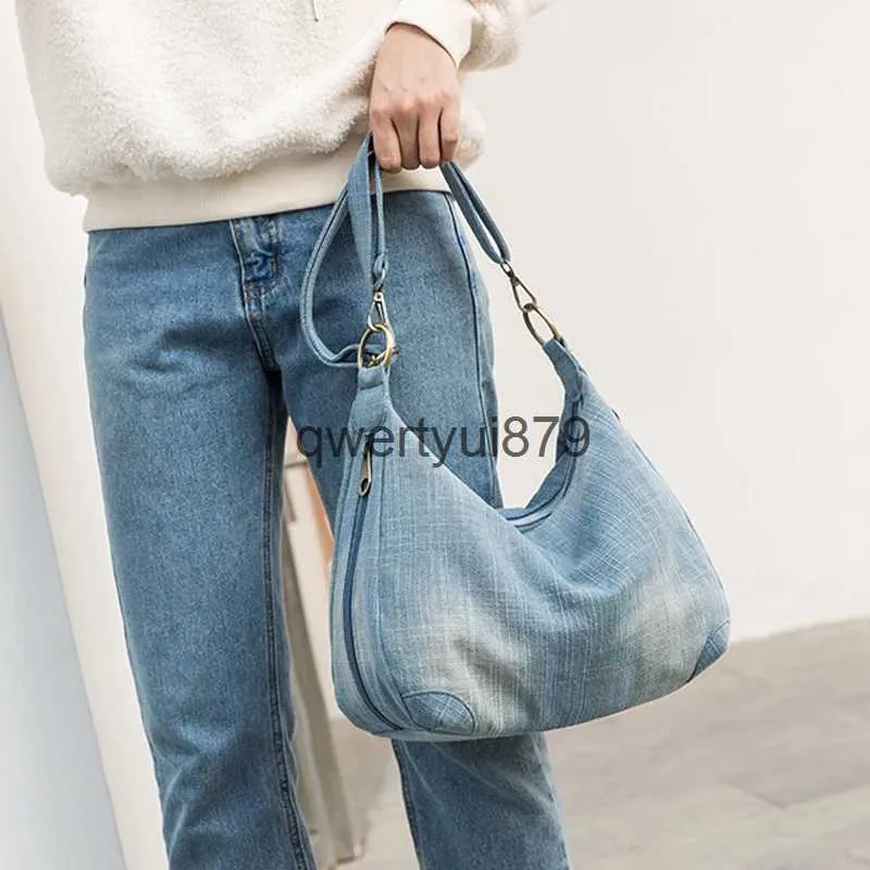 Schoudertassen 2023 Nieuw In De Zomer Soulder Voor Vrouwen Luxe Designer Andbag En Portemonnee Casual Denim Materiaal Obos Sape Messenger Bag Y2Kqwertyui879