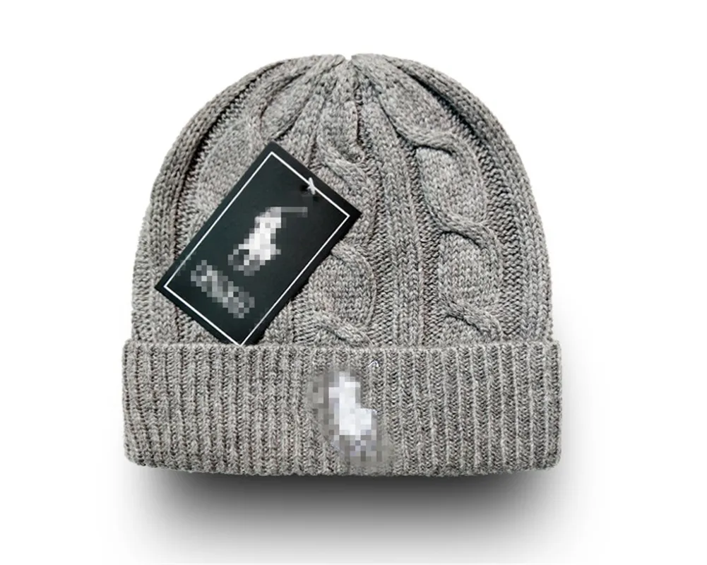 Bonne qualité nouveau designer polo beanie unisexe les bonnets d'hiver d'automne chapeau tricoté pour hommes et femmes chapeaux de sport classiques Caps de crâne