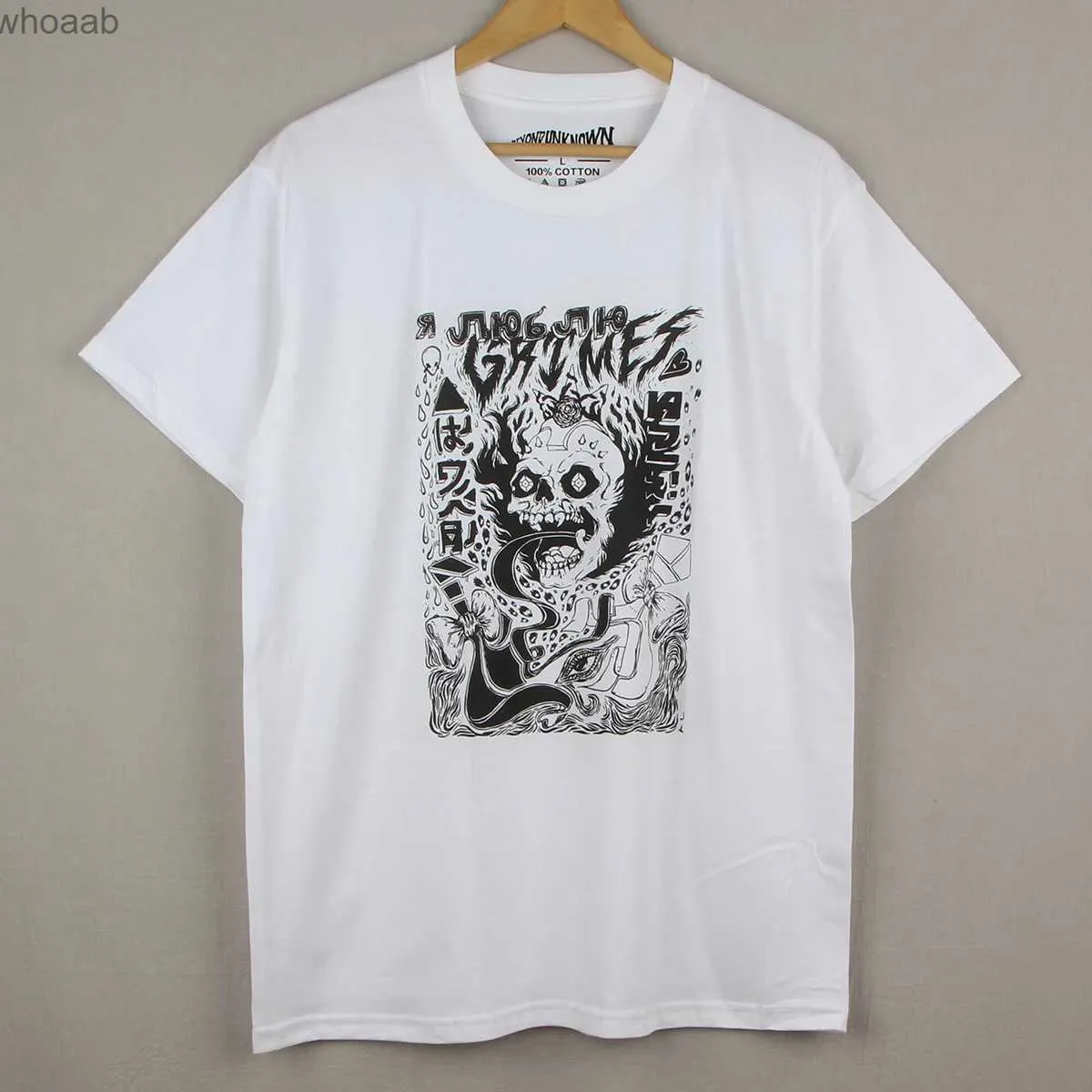 Men's T-Shirts Grimes T-shirt Visions Claire Boucher 4AD Electronic Experimental White Cotton Summer Tee 240130